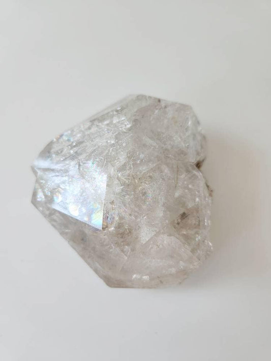 Rainbow Herkimer diamond