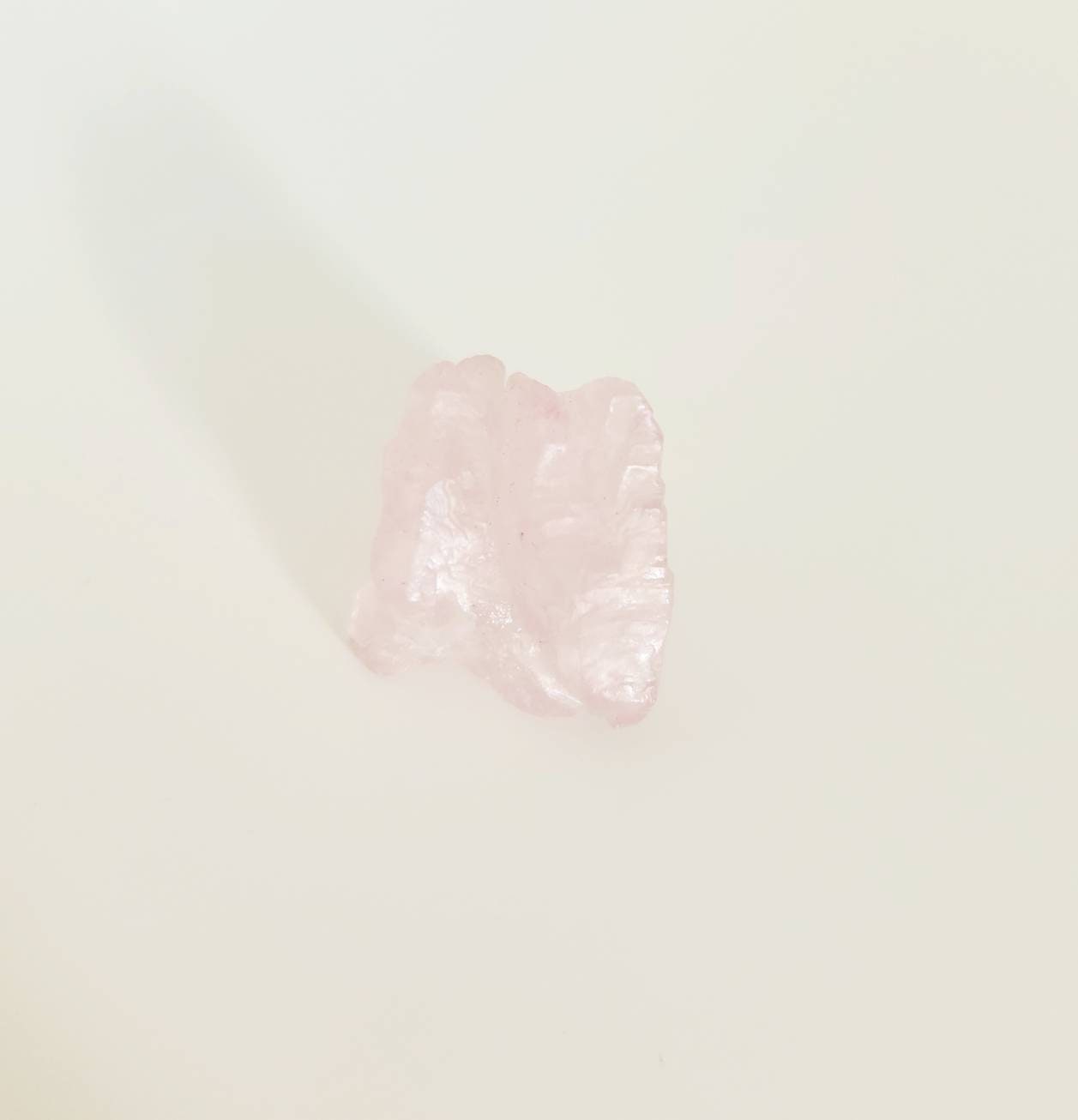 Elestial crystallized rose quartz