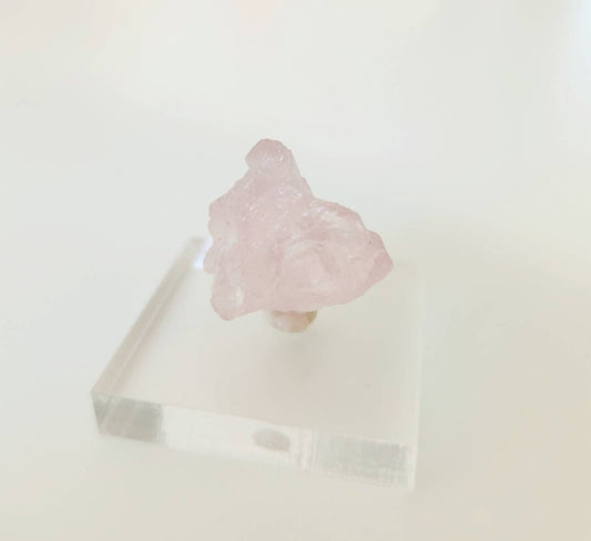 Elestial crystallized rose quartz