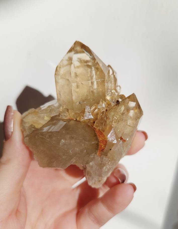 Kundalini natural citrine cluster