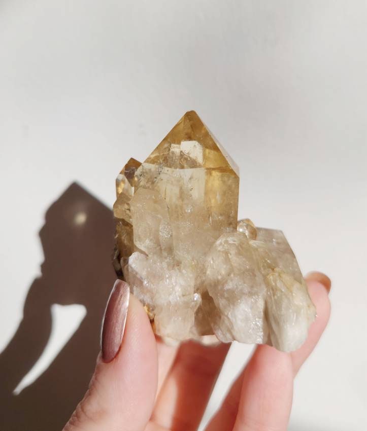 Kundalini natural citrine cluster