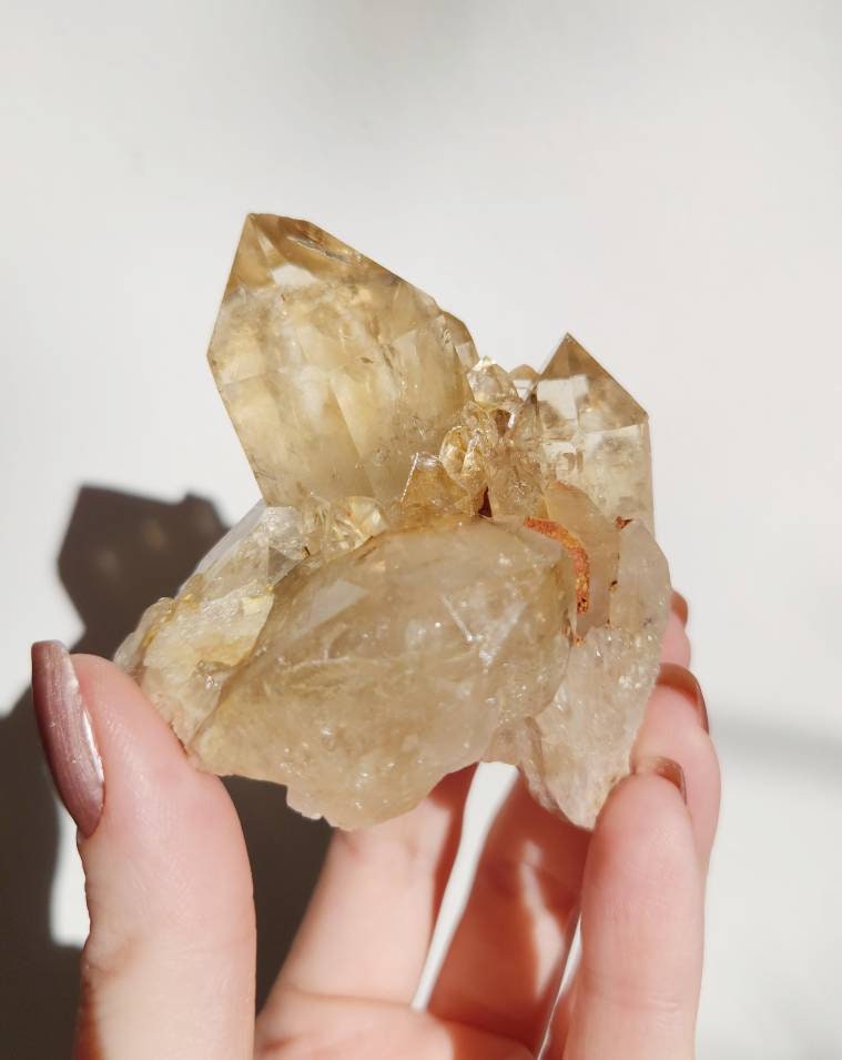 Kundalini natural citrine cluster