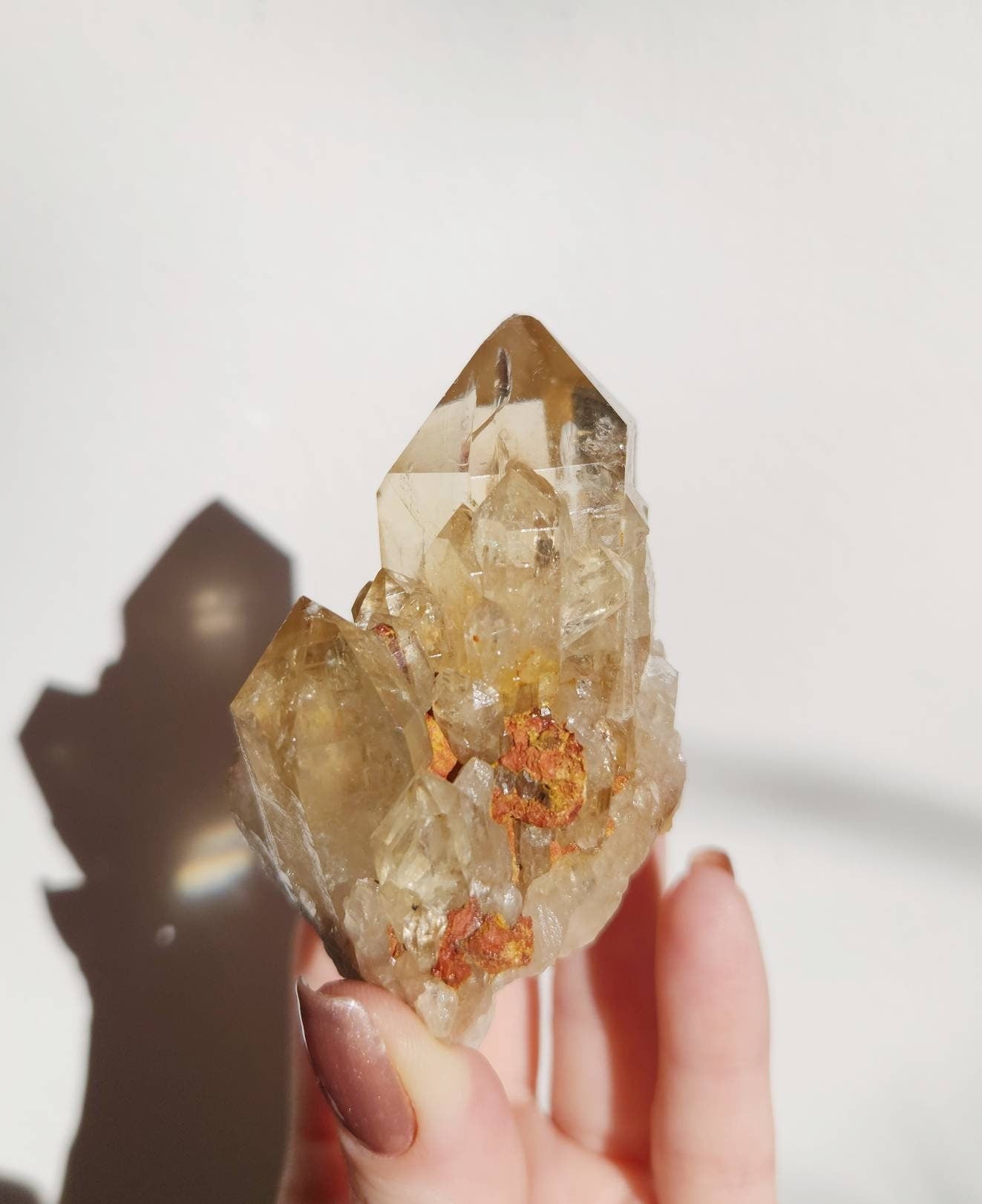 Kundalini natural citrine cluster