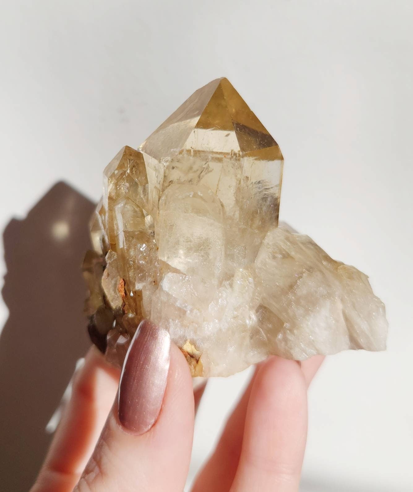 Kundalini natural citrine cluster