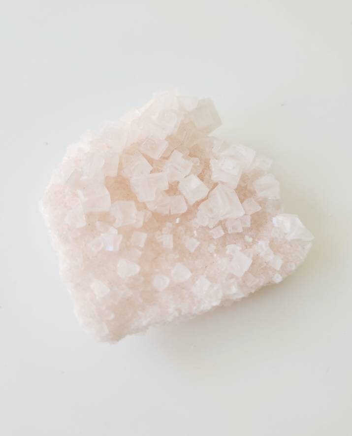 Pink halite from Searles Lake