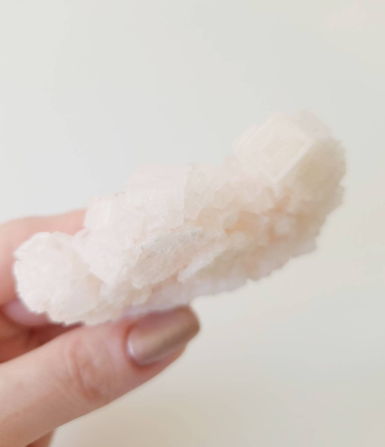 Pink halite from Searles Lake